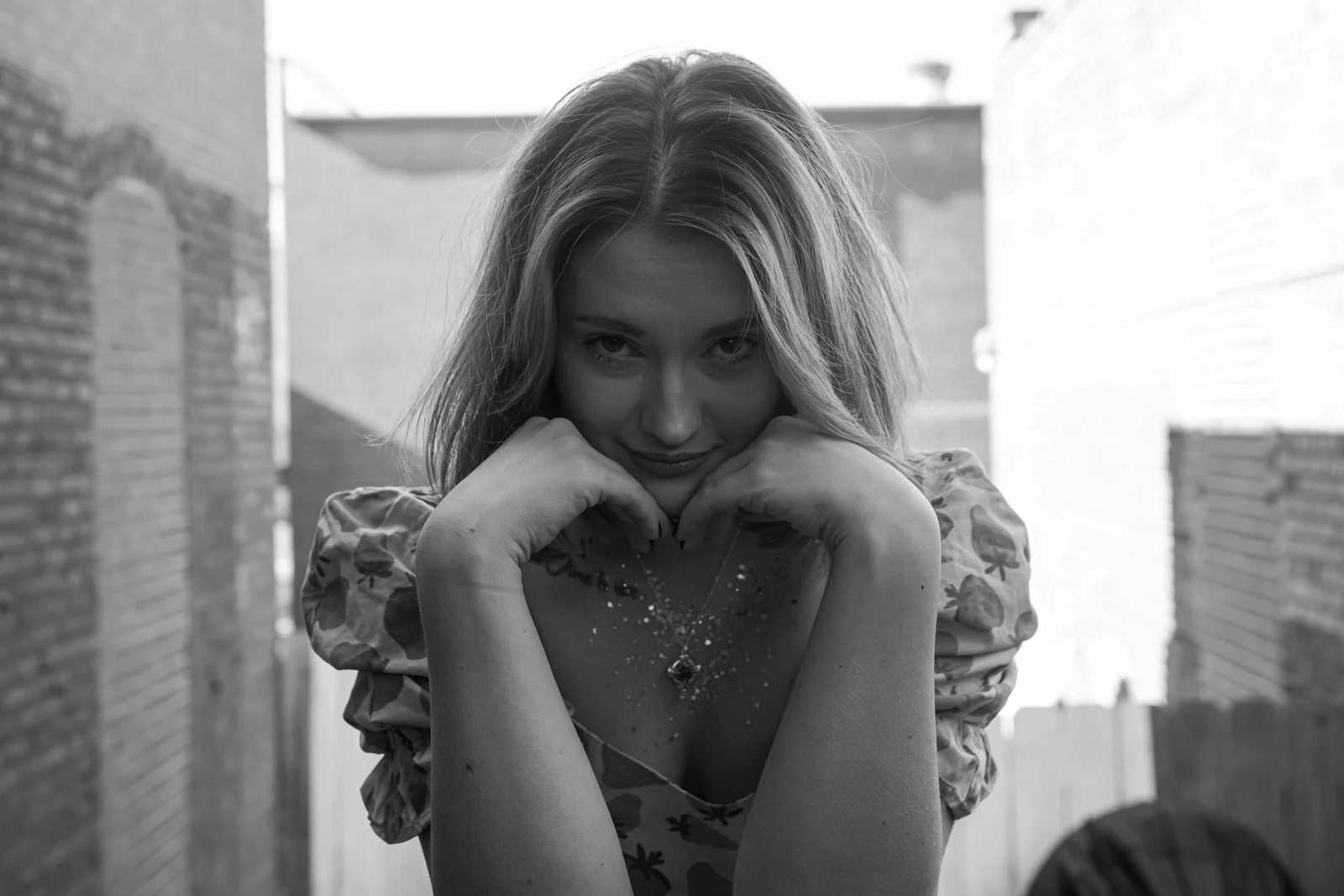 Black-and-white portrait of Sydney Lett